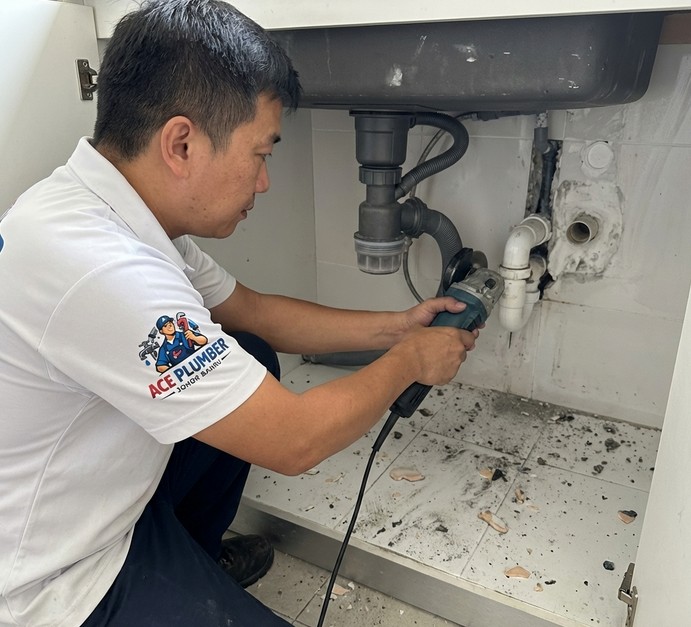 Plumbing services provided by Ace Plumber Johor Bahru